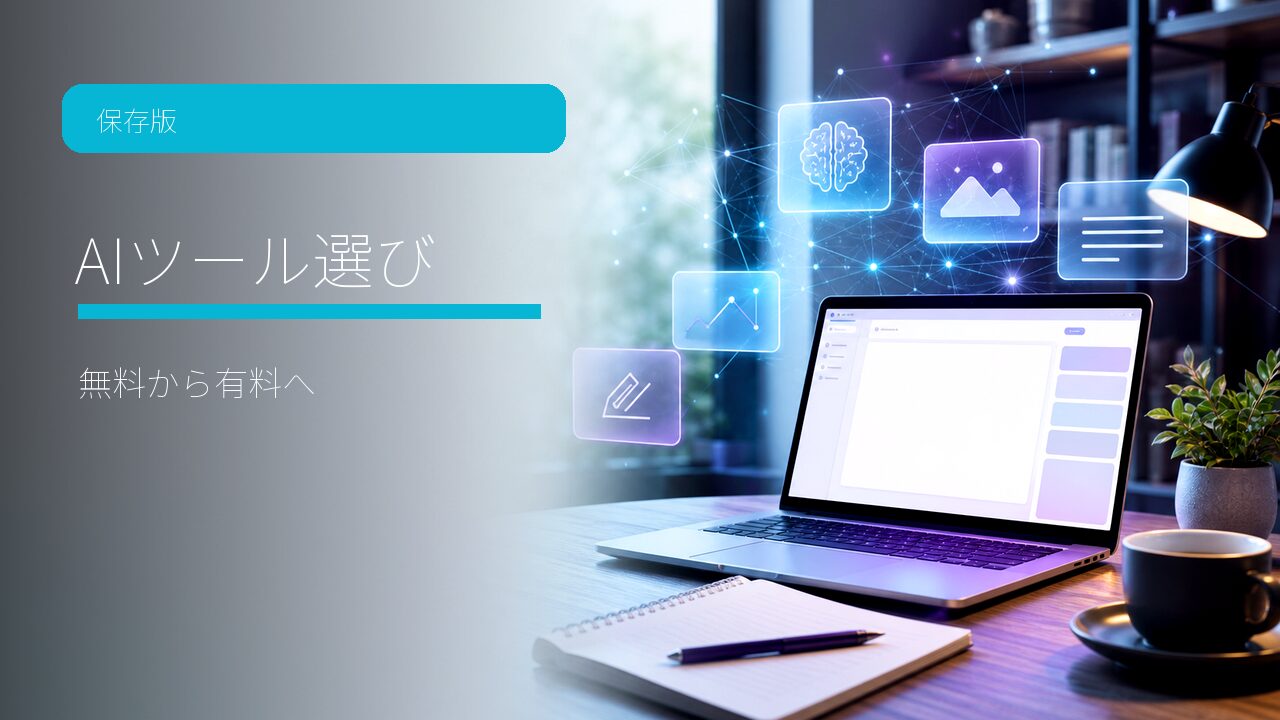 AIツールの選び方2026｜無料で試してから有料プランへ進むチェックリスト